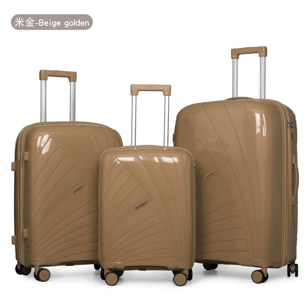 20‑28 Inch PP Hard Shell Luggage Suitcase Spinner Wheels Travel Trolley Case