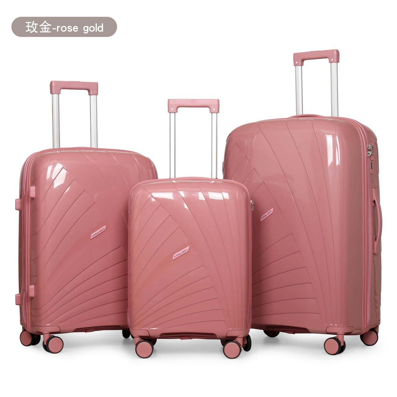 20‑28 Inch PP Hard Shell Luggage Suitcase Spinner Wheels Travel Trolley Case