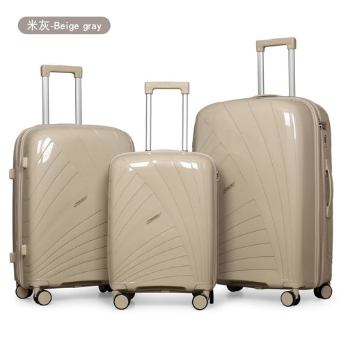 20‑28 Inch PP Hard Shell Luggage Suitcase Spinner Wheels Travel Trolley Case
