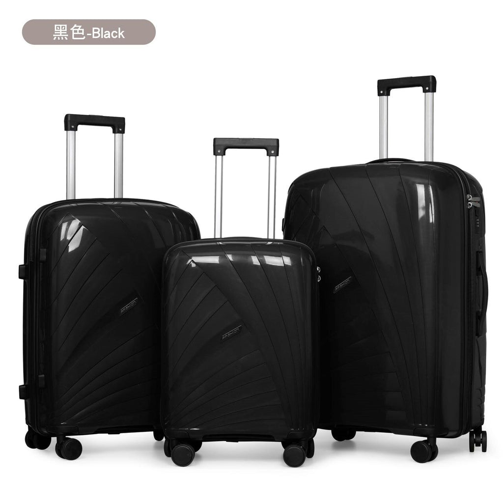 20‑28 Inch PP Hard Shell Luggage Suitcase Spinner Wheels Travel Trolley Case