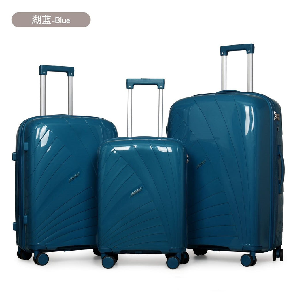 20‑28 Inch PP Hard Shell Luggage Suitcase Spinner Wheels Travel Trolley Case