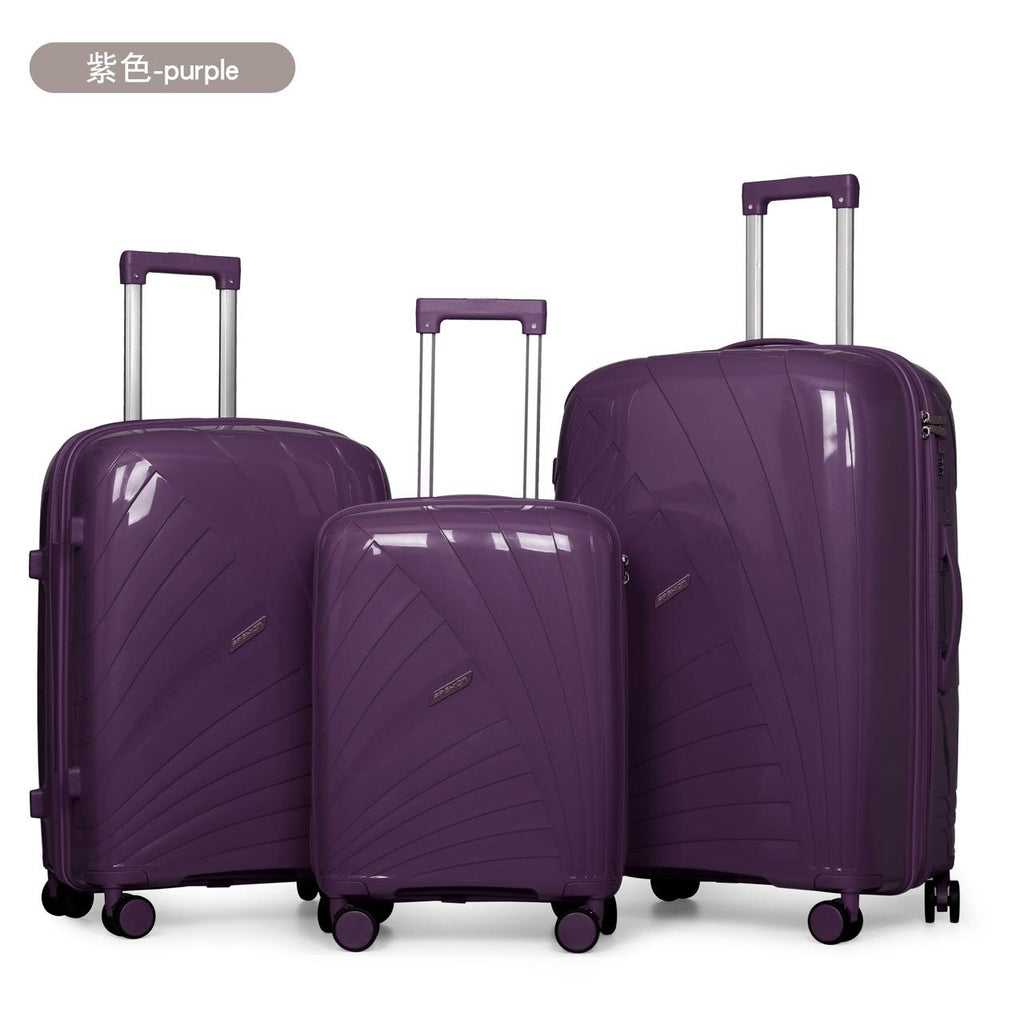 20‑28 Inch PP Hard Shell Luggage Suitcase Spinner Wheels Travel Trolley Case