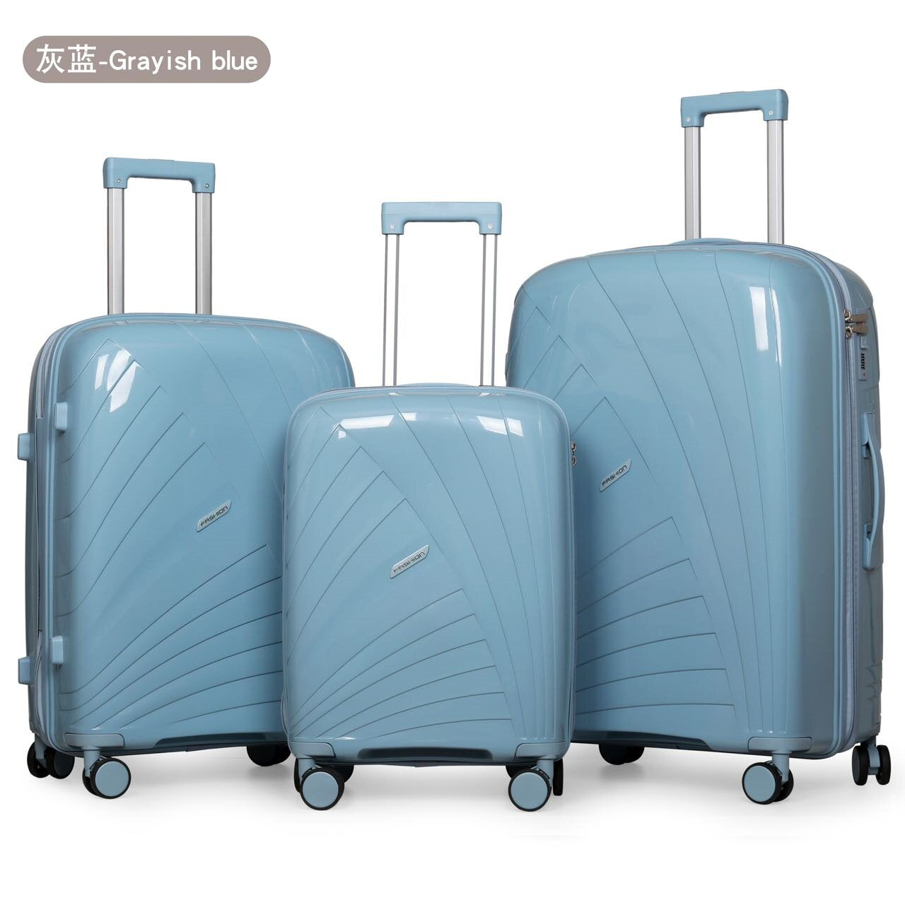20‑28 Inch PP Hard Shell Luggage Suitcase Spinner Wheels Travel Trolley Case