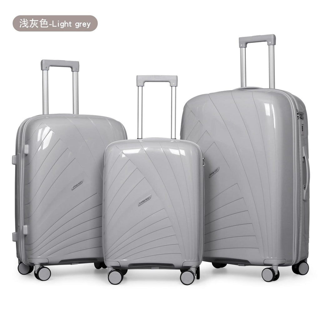 20‑28 Inch PP Hard Shell Luggage Suitcase Spinner Wheels Travel Trolley Case