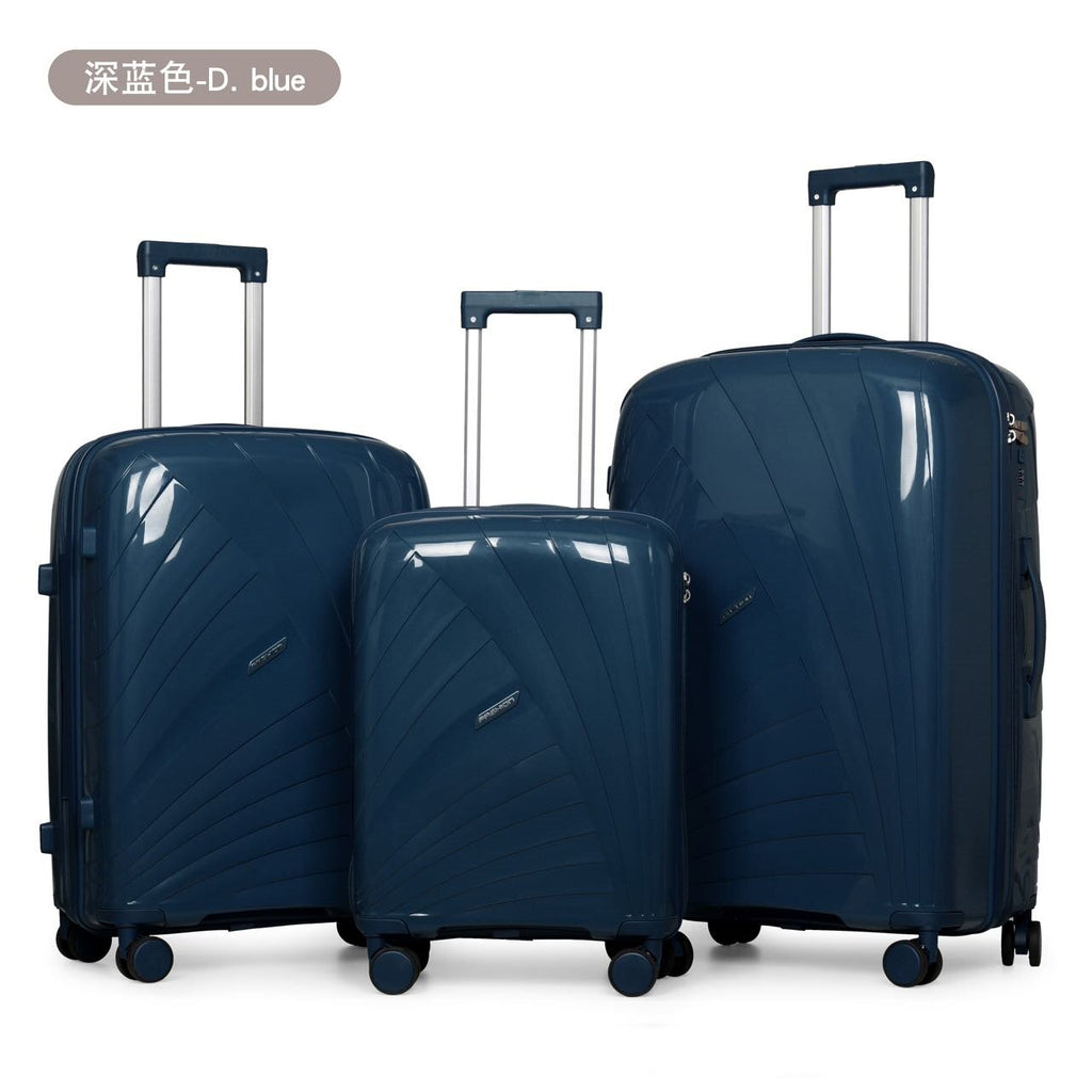 20‑28 Inch PP Hard Shell Luggage Suitcase Spinner Wheels Travel Trolley Case